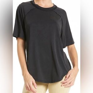 Another Love LYRIC RAGLAN SLEEVE TOP BLACK Women’s Size Small NEW.